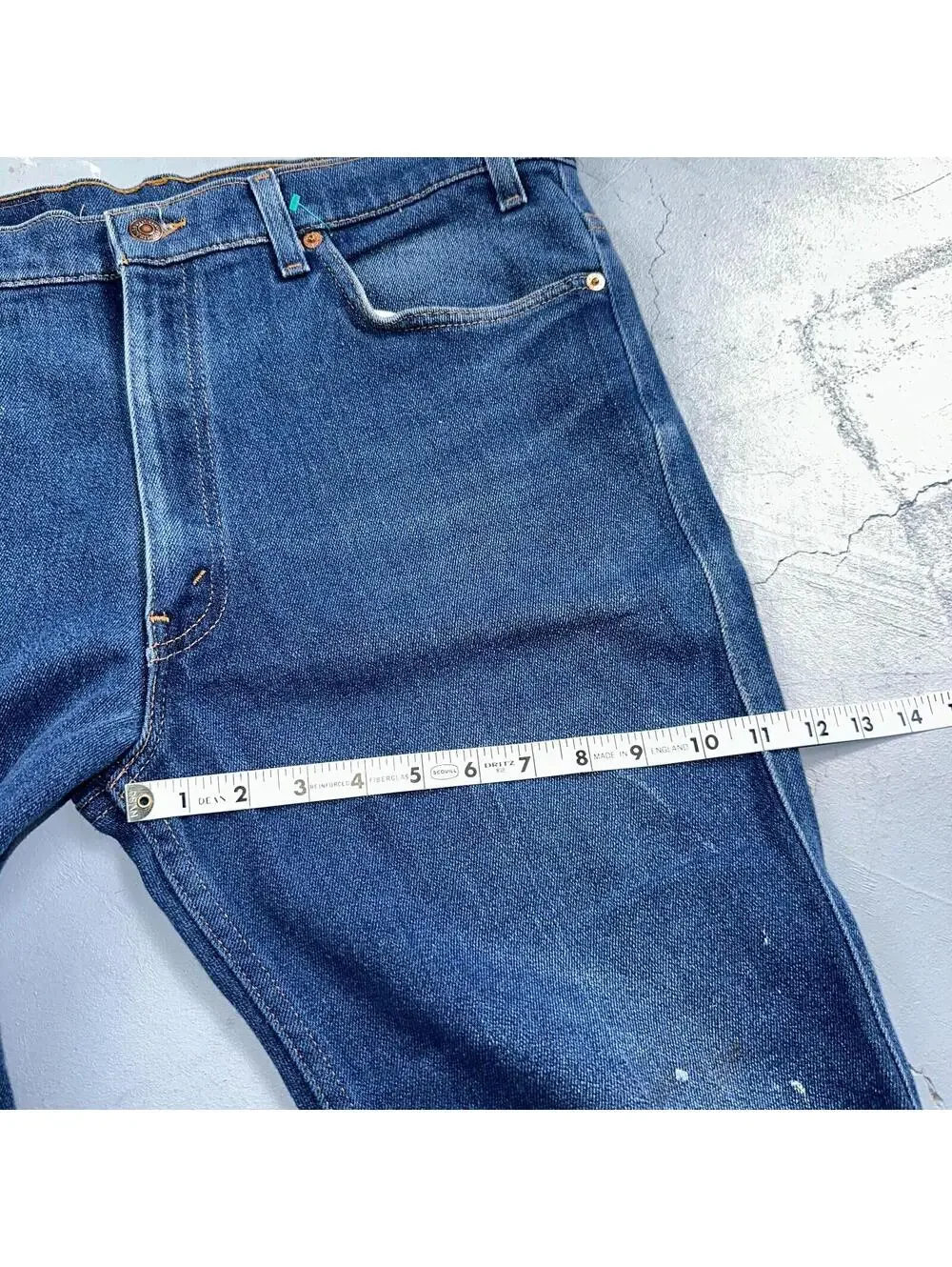 Levis 517 Vintage 90s USA Orange Tab Bootcut Flare Blue Jeans 38x31 Act 36x29
